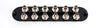 Corning Connector Panel with 12 Simplex ST Adapters - Multimode - 62.5µm
