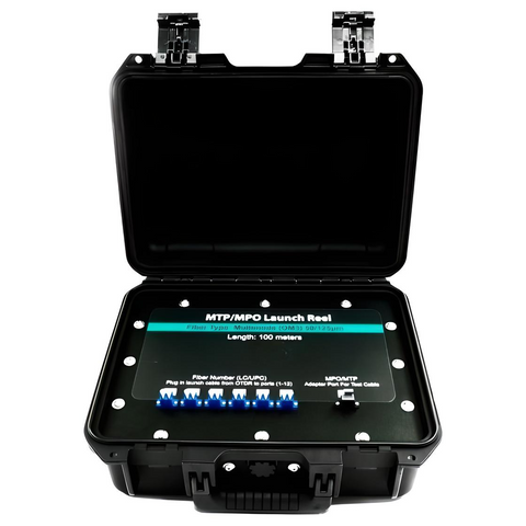 Launch Box Style #4, 1000m 9/125µm SMF-28e+, 2 meter Pigtails w/Connector of Choice