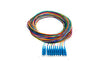 9/125/900µm (12 Pack) Singlemode LC/UPC Color Coded Pigtails, 3 Meters (12 pcs/pack)