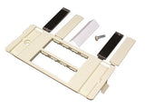 Faceplate accepts four Ortronics TracJack