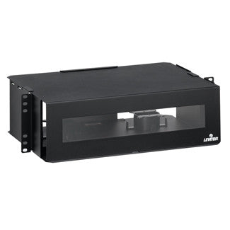 3RU, empty, w/metal cover (holds (12) OPT-X adapter plates) 500 series