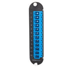Closet Connector Housing (CCH) Panel, SC adapters, Simplex, UPC, 12 F, Single-mode (OS2)