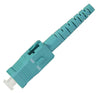 SC Zirconia Ferrule 126µm Multimode Connector, 900µm Boot, 10Gig, Aqua Color