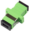 SC/APC Single Mode Mating Sleeve, Polymer Housing, Zirconia Sleeve, Green Color