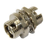 FC/APC Single Mode Mating Sleeve, Zirconia Sleeve, Threaded Nut Mount