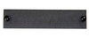 Black Color, Blank Adapter Panel with No Holes (Unloaded)