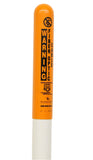 Domed Post, 3" x 6', orange cap, white pipe