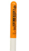 Domed Post, 3" x 6', orange cap, white pipe