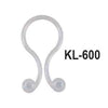 Kurly Lock, Natural, 0.55" - 0.65" Hold - 50/bag - FOSCO (Fiber Optics For Sale Co.) - 2