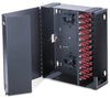 72 Port Wall Mount Holds (6) Splice Trays, Holds (12) OPT-X Adapter Plate