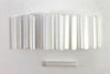Dia. 4.3mm x 5.1mm x 40mm(L) Single Quartz Strength Member Ribbon Sleeve - Clear Color - Pack of 50 pcs