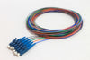 9/125/900µm Singlemode LC/UPC Color Coded Pigtails, 3 Meters (6pcs/pack)