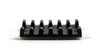 Rigid 6 Position Heat Shrink Fusion Splice Protection Sleeve Holder/Splice Chip - Adhesive Backing